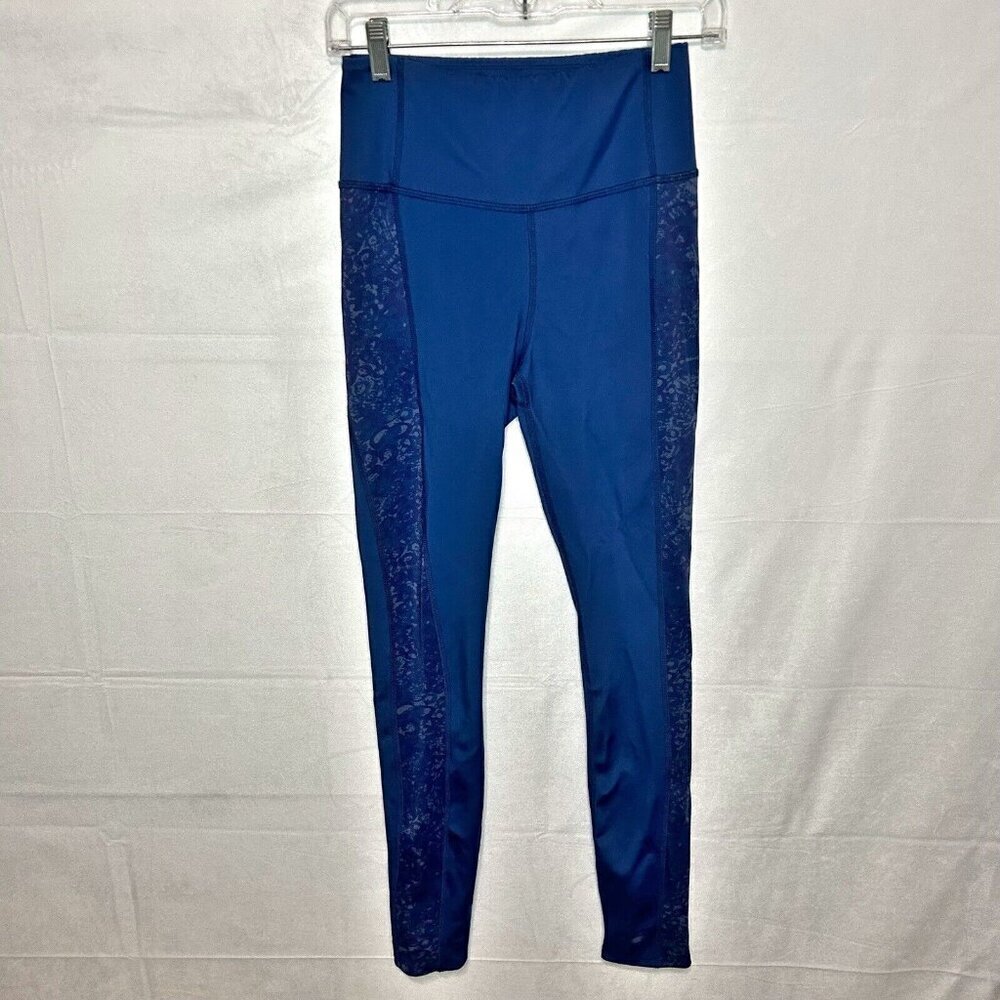 Anthropologie Daily Practice Blue Leggings Size S (25x29) Pull On Athletic Yoga